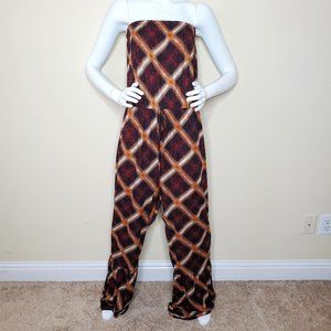 IT'S Browne Strapless Jumpsuit with Flared Legs SZ 3X